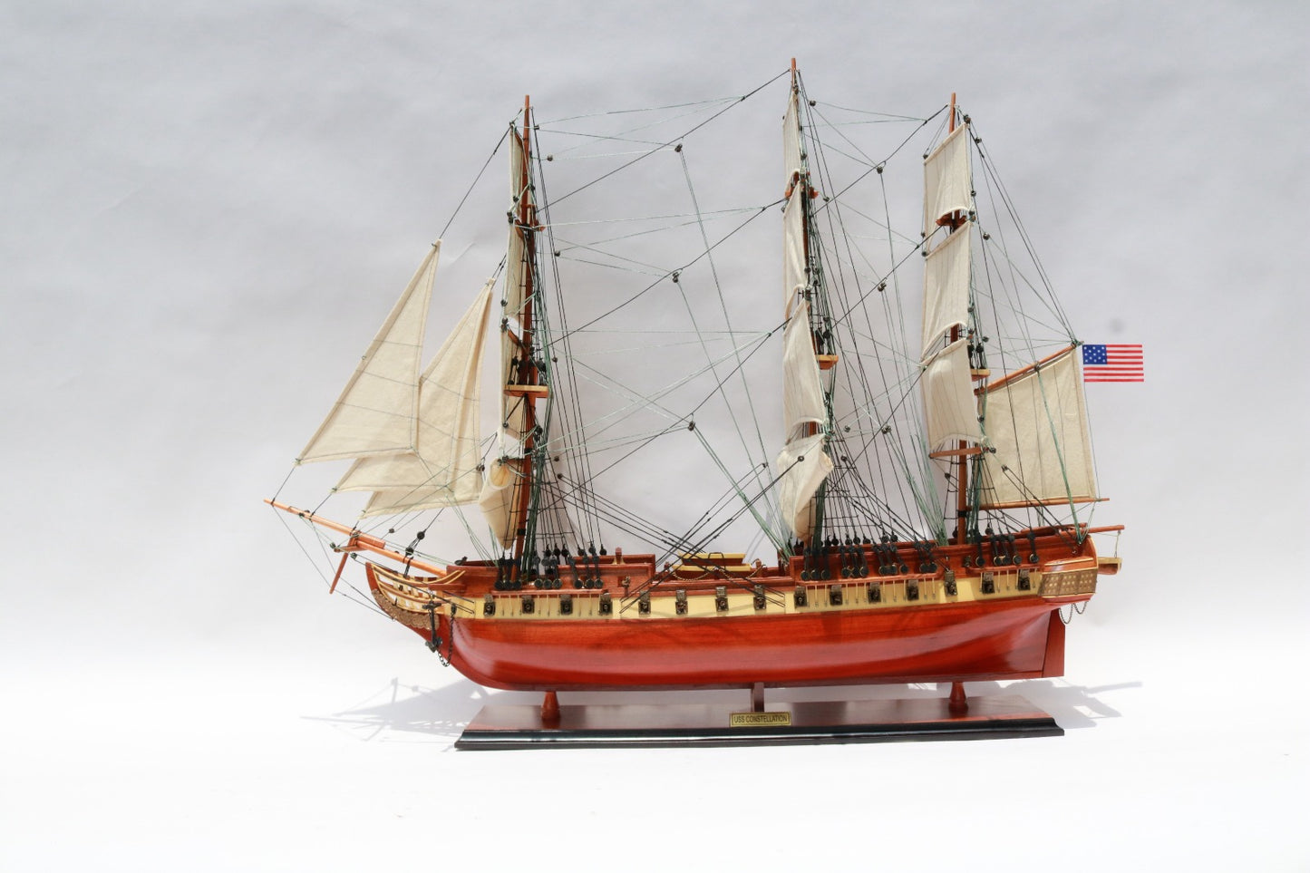 USS Constellation Ship Handcrafted ship