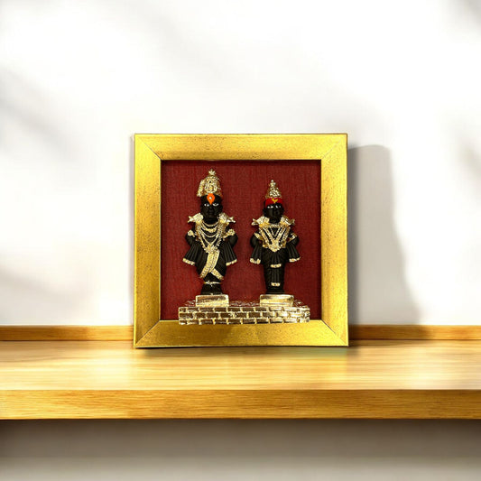 Vittalla Rukmini Desktop Curio – Framed Divine Idol for Home & Office