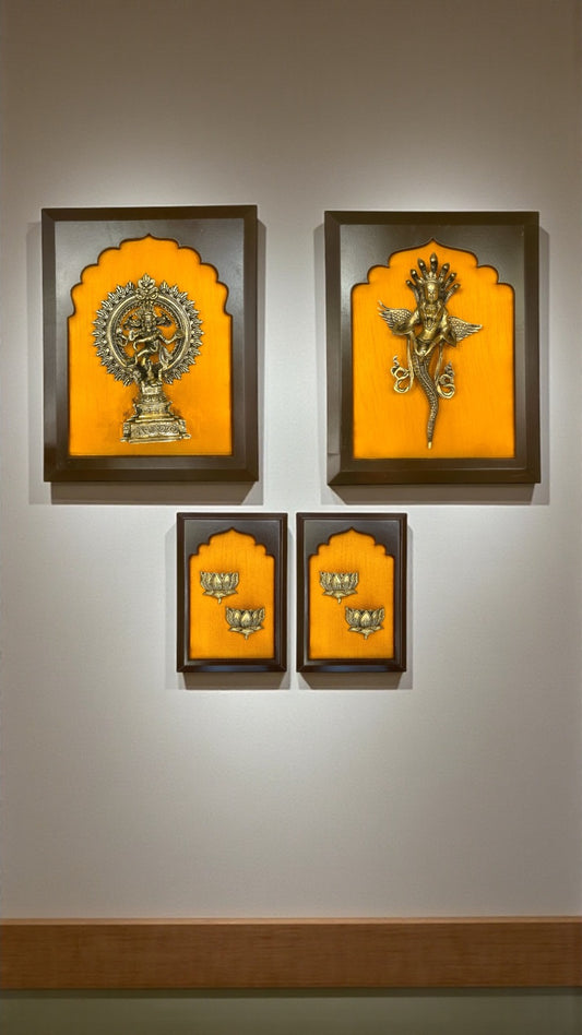 Orange Wall Art Set