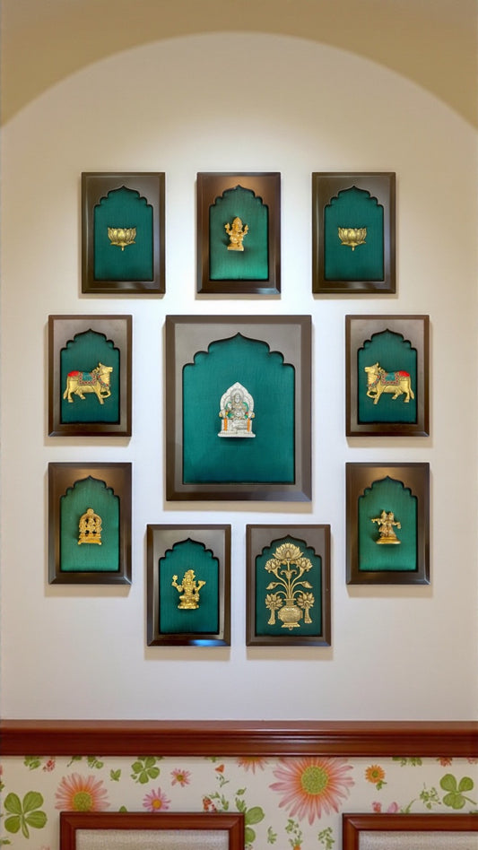 Green Wall Art Set with Kuber highlight