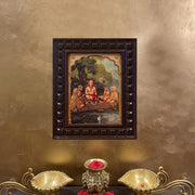 Adi Shankaracharya with Disciples Gold Leafed Art | Guru Shishya Parampara