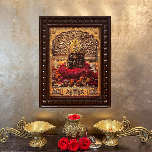Dami Mata Gold Leaf Art in Wooden Frame