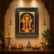Gowri Amman Wall Art Frame | Divine Hindu Goddess Decor for Pooja Room | Premium Wooden Framed Artwork by ESTUDIO