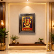 Meenkulathi Bhagavathi Amman Wooden Frame | Premium Hindu Goddess Wall Decor | Devotional Pooja Room Artwork