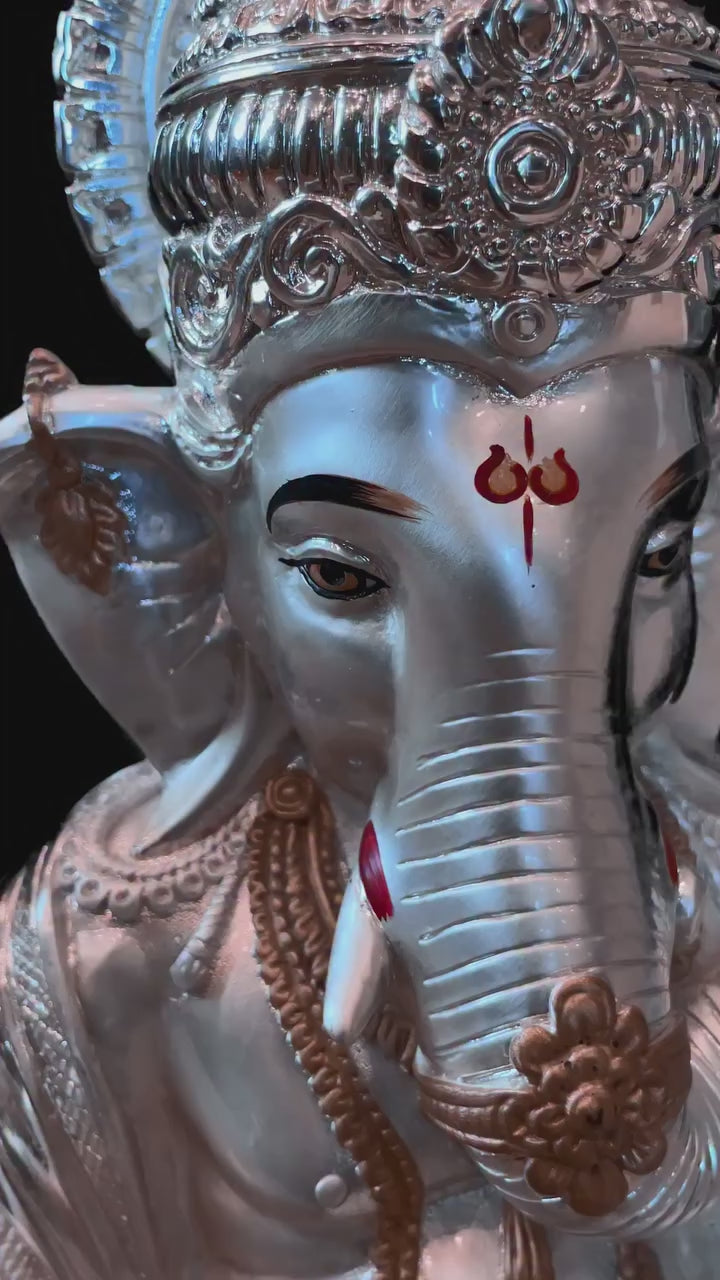 Load video: 92.5 Sterling Ganesha Idols