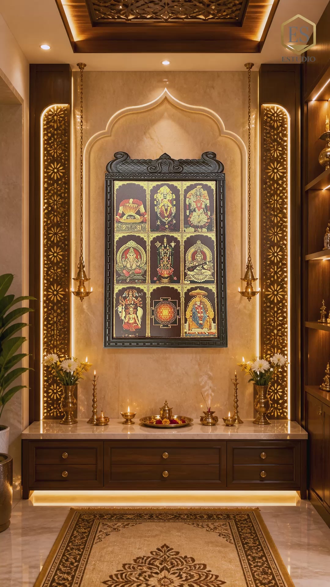 Load video: 9 Gods Divine Temple Frame