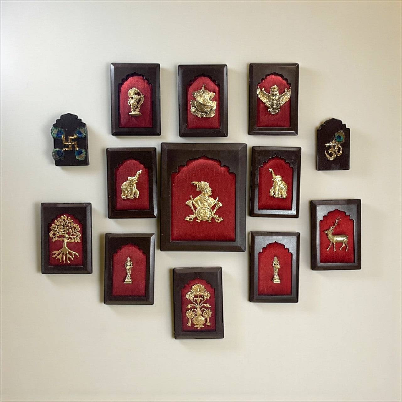 Red Wall Art Set