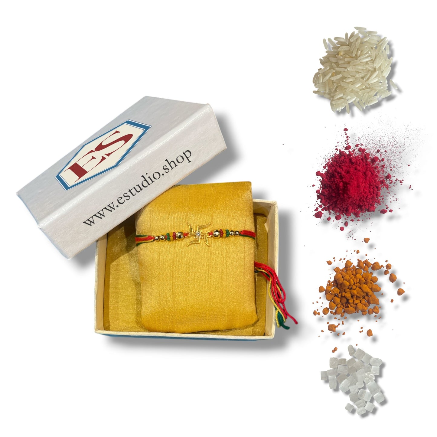 Swastik Rakhi with Box